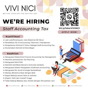 Lowongan Kerja Staff Accounting Tax di PT. Karya Nyata Alasindo