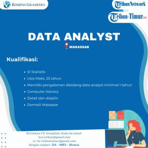 Lowongan Kerja Data Analyst di Tribun Network